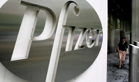   Kantor pusat Pfizer Inc. di New York, Amerika Serikat.