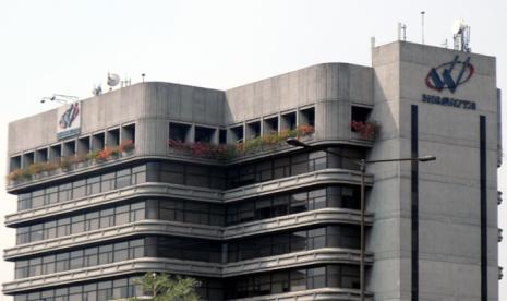 Kantor pusat PT Waskita Karya Tbk di Cawang, Jakarta Timur. Pemerintah menunda pencairan penyertaan modal negara untuk Waskita.