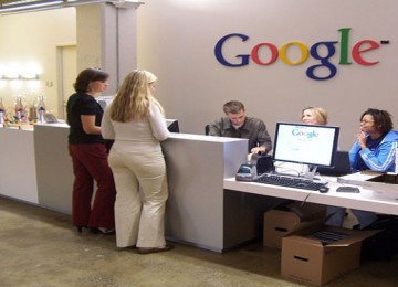 Kantor pusat Google. Ilustrasi