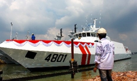 Kapal Bintang Laut 4802 yang menjadi armada baru milik Bakamla.