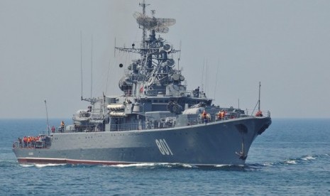 Kapal perang Rusia dikirim ke Selat Bosporus.