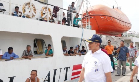 Kapal perintis dukung pengangkutan logistik ke daerah-daerah hinterland.