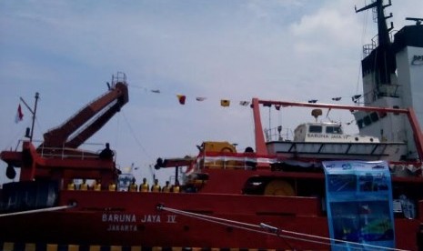 Kapal Riset Baruna Jaya milik BPPT