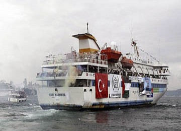 Kapal Mavi Marmara yang menjadi korban serangan militer Israel pada tanggal 31 Mei silam.