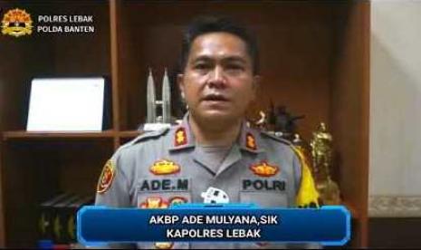 Kapolres Lebak, AKBP Ade Mulyana.