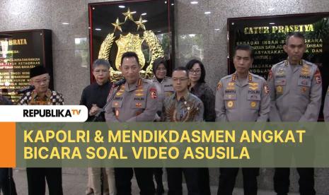 Kapolri Jenderal Listyo Sigit Prabowo dan Mendikdasmen Abdul Muti.