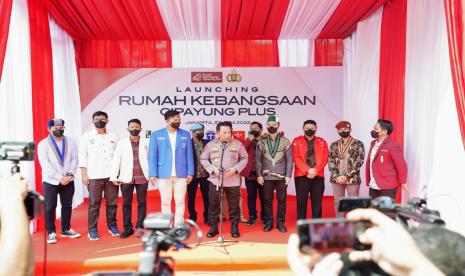 Kapolri Jenderal Listyo Sigit Prabowo menghadiri acara launching 