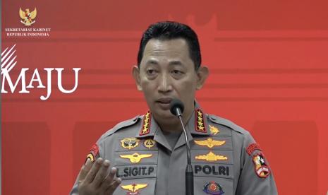 Kapolri Jenderal Listyo Sigit Purnomo.