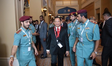 Kapolri Jenderal Polisi Muhammad Tito Karnavian memimpin delegasi Indonesia dalam Sidang Umum Interpol ke-87, yang diselenggarakan di Madinat Jumeirah Convention & Events Centre, Dubai, Uni Emirat Arab, dari tanggal 18 sampai dengan 21 November 2018. 