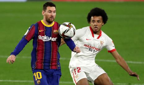 Copa del Rey, Sevilla Unggul Atas Barcelona di Babak Pertama