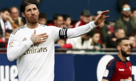 Kapten Real Madrid, Sergio Ramos.