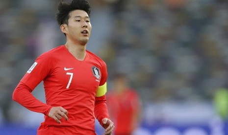 Kapten tim nasional Korea Selatan, Son Heung-min.