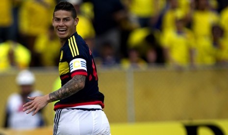 Kapten timnas Kolombia, James Rodriguez.