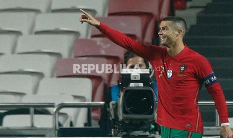 Kapten timnas Portugal Cristiano Ronaldo.