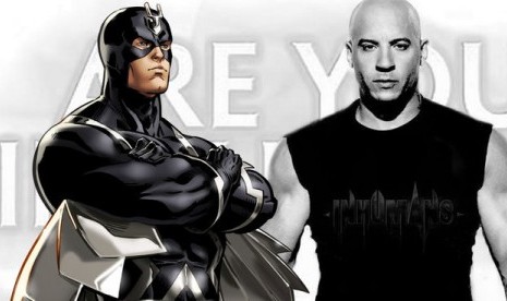 Karakter Black Bolt dan Vin Diesel