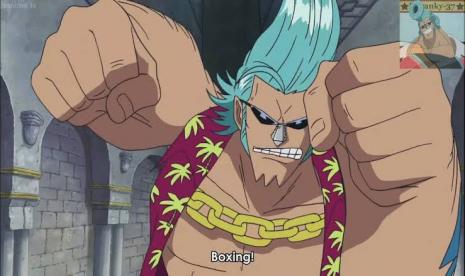 Jepang meresmikan patung raksasa Franky 'One Piece' di stasiun Takamori (Foto: karakter Franky One Piece)