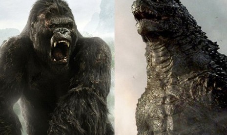 Karakter King Kong dan Godzilla 