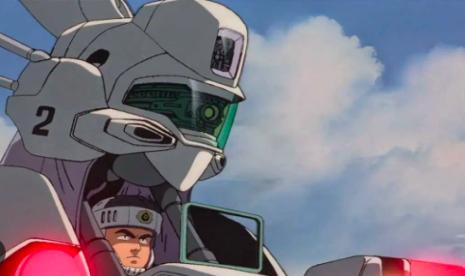 Karakter Patlabor. Waralaba Patlabor yang legendaris kini menjadi nyata dengan munculnya unit patroli mecha di Jepang.