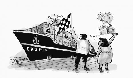 Karikatur: Ekspor CPO Dibuka