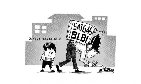 Karikatur Satgas BLBI