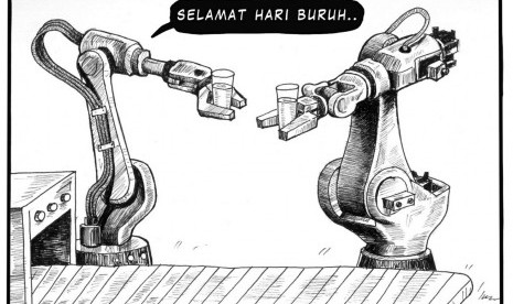 Karikatur Selamat Hari Buruh