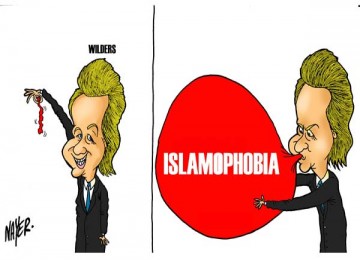 Karikatur sindiran untuk Geert Wilders