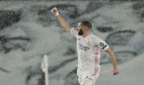 Striker Real Madrid, Karim Benzema.