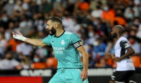 Striker Real Madrid, Karim Benzema.