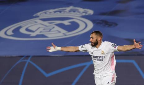 Striker Real Madrid, Karim Benzema.