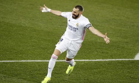 Striker Real Madrid, Karim Benzema.