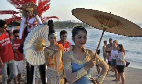 Carnival in Kuta Bali (illustration)