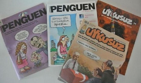 Kartun-kartun satir dari majalah Penguen