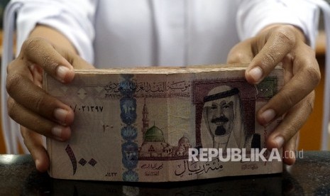 Uang Riyal Arab Saudi.