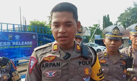 Kasatlantas Polres Semarang, AKP Arpa Bachri. 