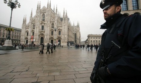 Katedral Duomo, Milan, Italia.