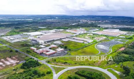 Kawasaki pabrik BYD di Camacari Brasil.