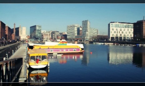 Kawasan Albert Dock, Liverpool, Inggris