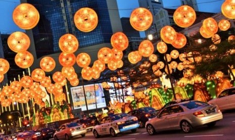 Kawasan Chinatown di Singapura