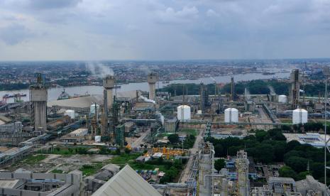 Kawasan industri PT Pusri Palembang