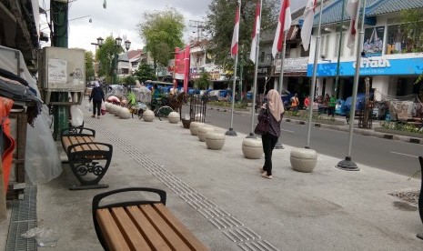 Kawasan Jalan Malioboro Yogyakarta.