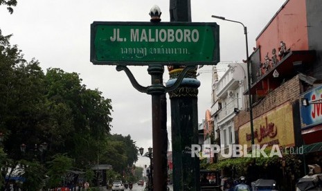 Kawasan Malioboro di Yogyakarta.