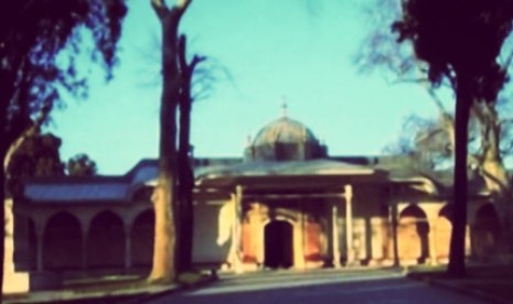 Kawasan masjid biru di Turki