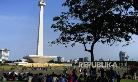 Kawasan Monas di Jakarta.