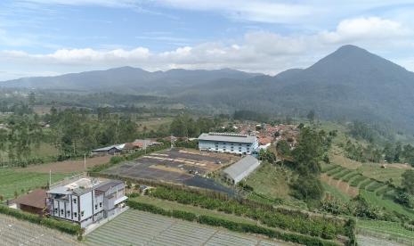 Kawasan pengolahan kopi Java Frinsa Estate, Pangalengan, Jawa Barat