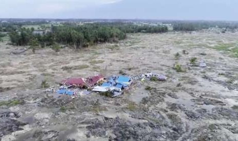 Kawasan Petobo menjadi salah satu daerah terparah terdampak gempa dan tsunami di Palu, Sulawesi Tengah.