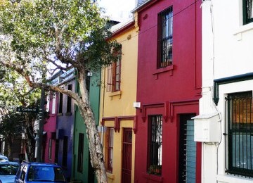 Kawasan Surry Hills di Sydney, Australia.