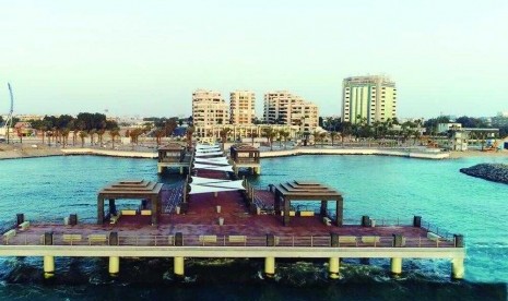 Kawasan 'Water Front City' baru di Jeddah menjadi salah satu penghasil devisa negara dari sektor wisata Isalam (Ilustrasi0