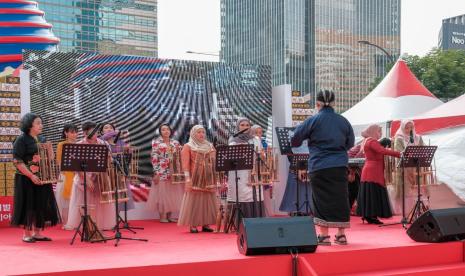 KBRI Seoul menggelar Festival Indonesia di Seoul, Korea Selatan (Korsel) pada Ahad (23/6/2024).