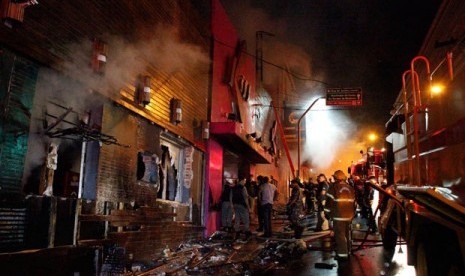 Kebakaran di sebuah nightclub Santa Maria, Brasil 