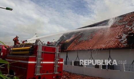 Kebakaran Museum Bahari Jakarta Utara, pada Selasa (16/1).